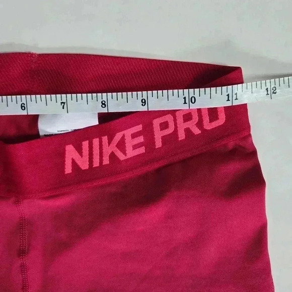 Nike Pro Athletic Cropped Yoga running Pants Pink Magenta sz Small - Picture 6 of 8